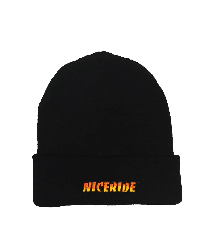 "Classic NICERIDE" Cuff Beanie