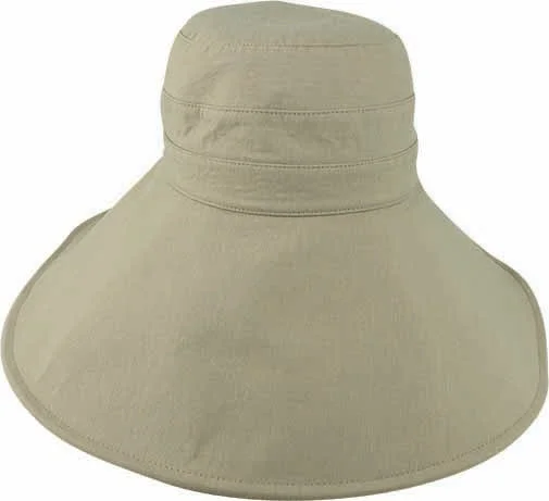 Hemp blend Widest Brim Shapeable Sun Hat - Natural