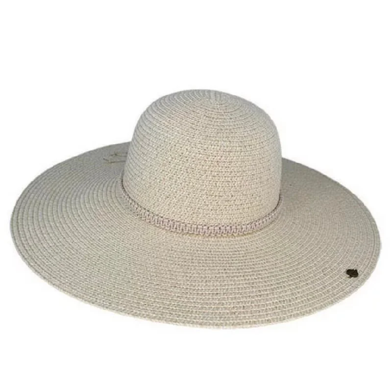 Braided Wide Brim Capeline - Natural