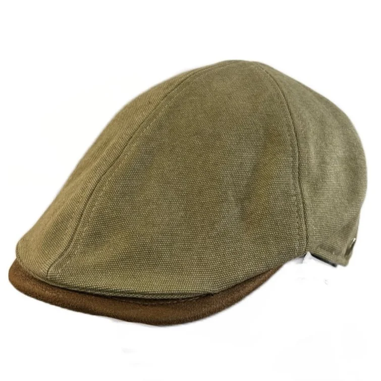 M by Flechet Sports Cap Italian Cotton Taupe 57cm - Last one!