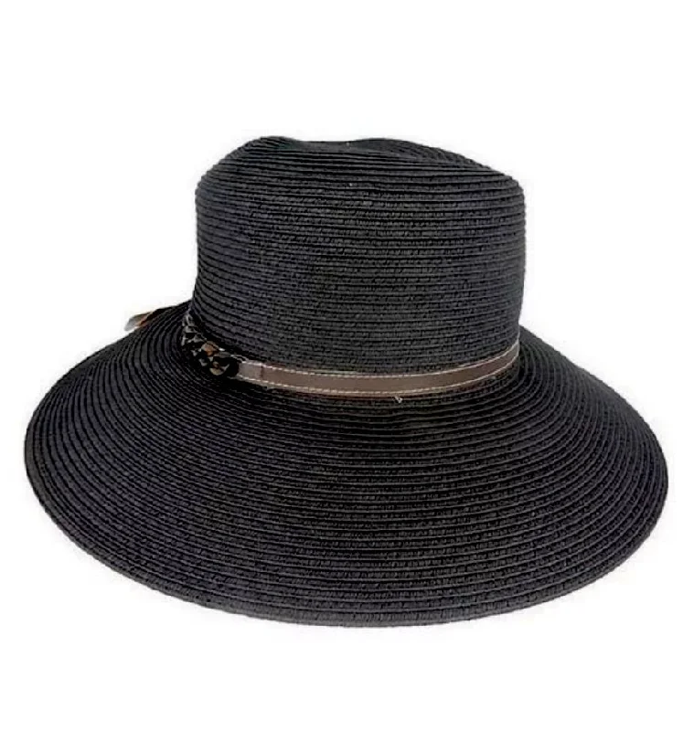 Toyo Braid Wide Brim - Black