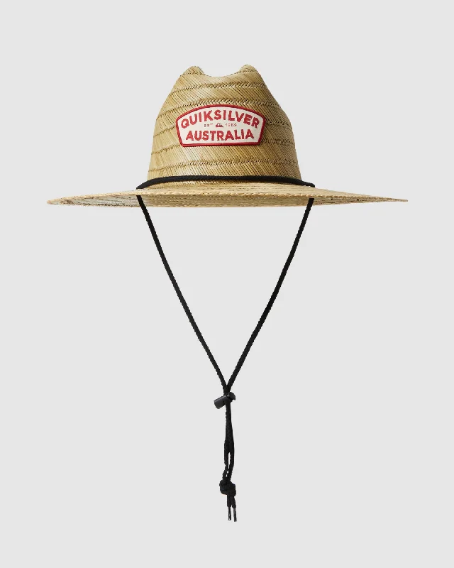 Mens Destinado Pierside Straw Lifeguard Hat