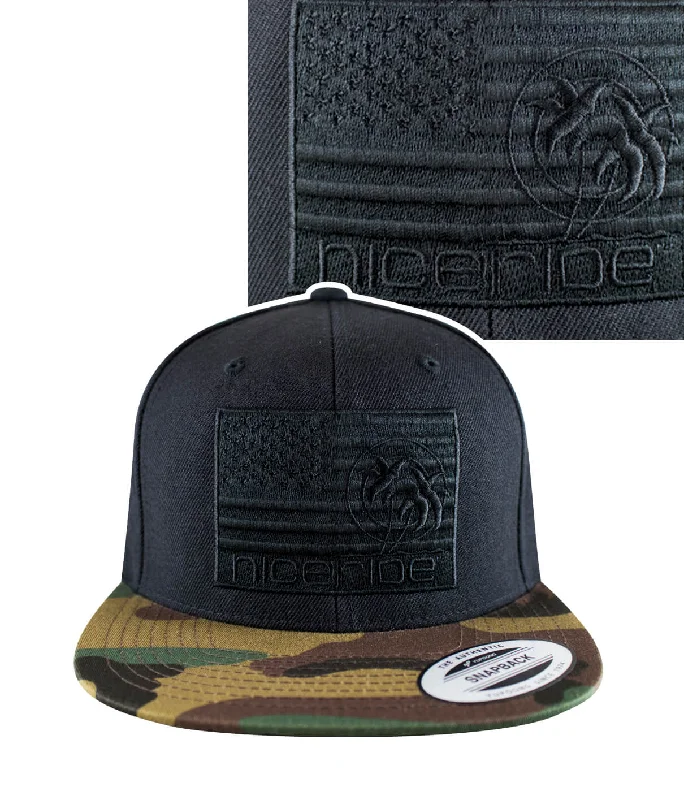 "NICERIDE Strong - BLACK" Snapback Hat