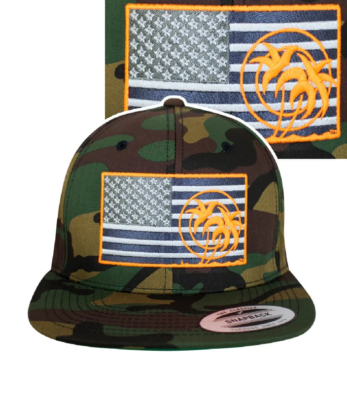 "Strong" Camo Snapback Hat