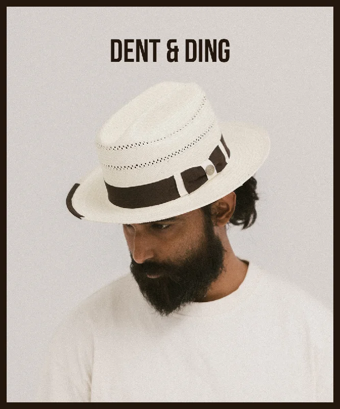 TREMÉ STRAW RANCHER HAT– DENT/DING