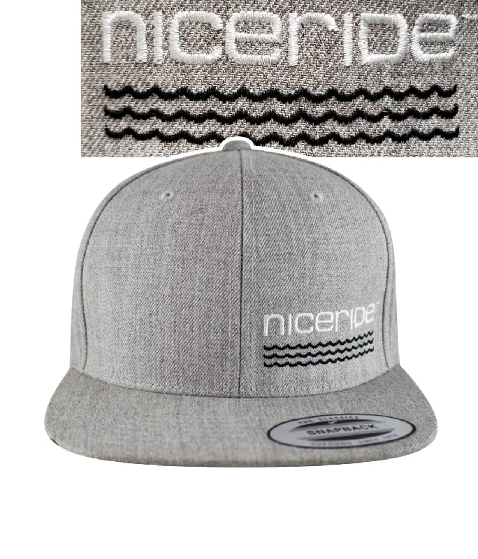 "On The Water" Heather Grey Snapback Hat