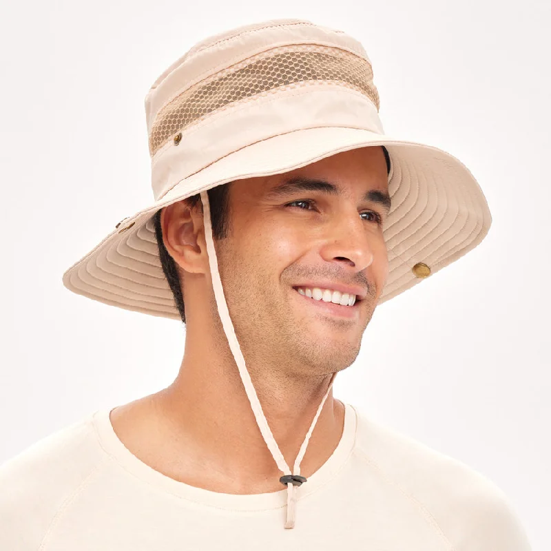 Mens UV Protection Foldable Sun Hat