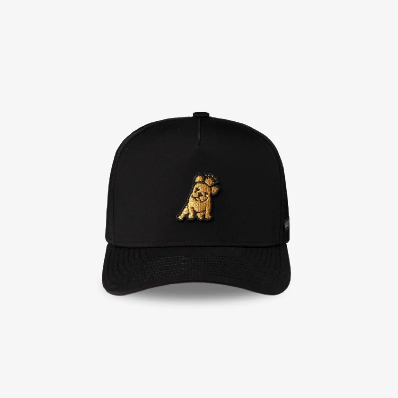 James Bark Black Recycled Cap - Gold Bark