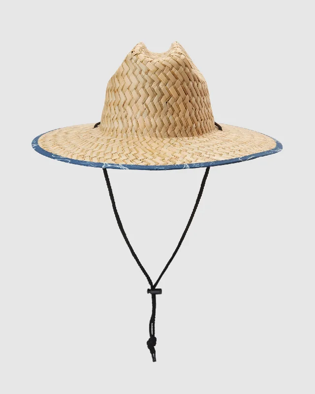 Mens Waterman Outsider Straw Lifeguard Hat