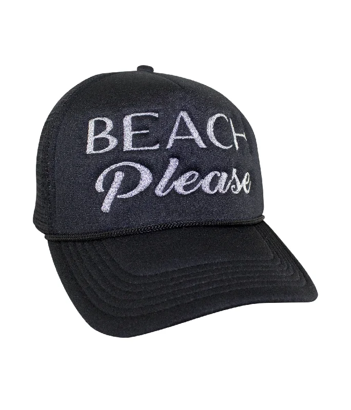 "Beach Please" Foam Trucker Hat