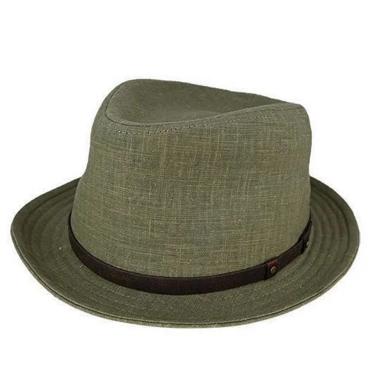 Linen Teardrop Trilby Cargo