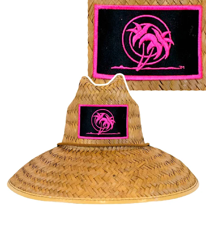 "Palm Patch" Straw Sun Hat - Unisex Beach Hat