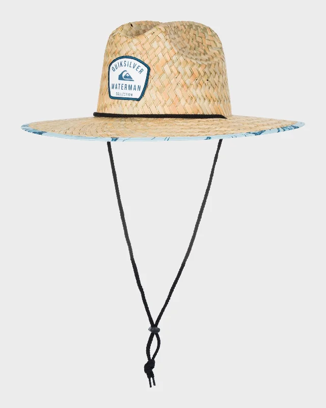 Mens Waterman Outsider Straw Lifeguard Hat