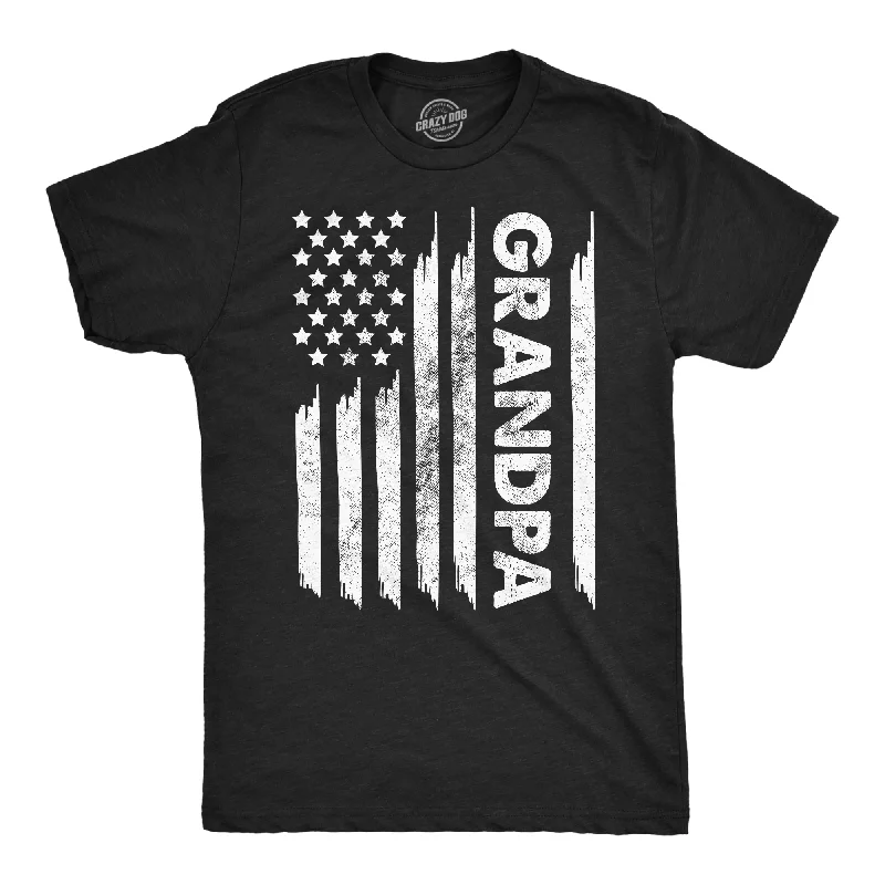 American Flag Grandpa Men's T Shirt