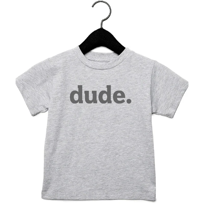 Toddler dude. Grey Tee