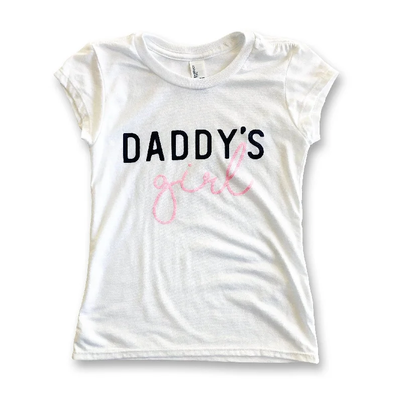 Daddy's Girl Perfect Tee White Matching Daddy's Girl & Girldad Shirt