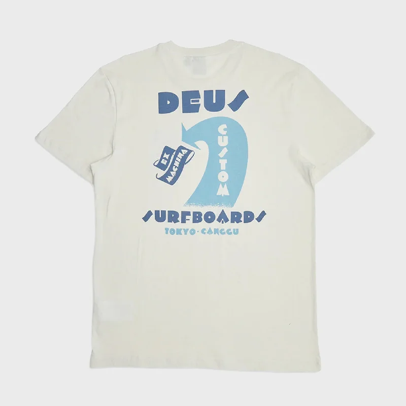 Deus Mens Four Feet T-Shirt - Vintage White