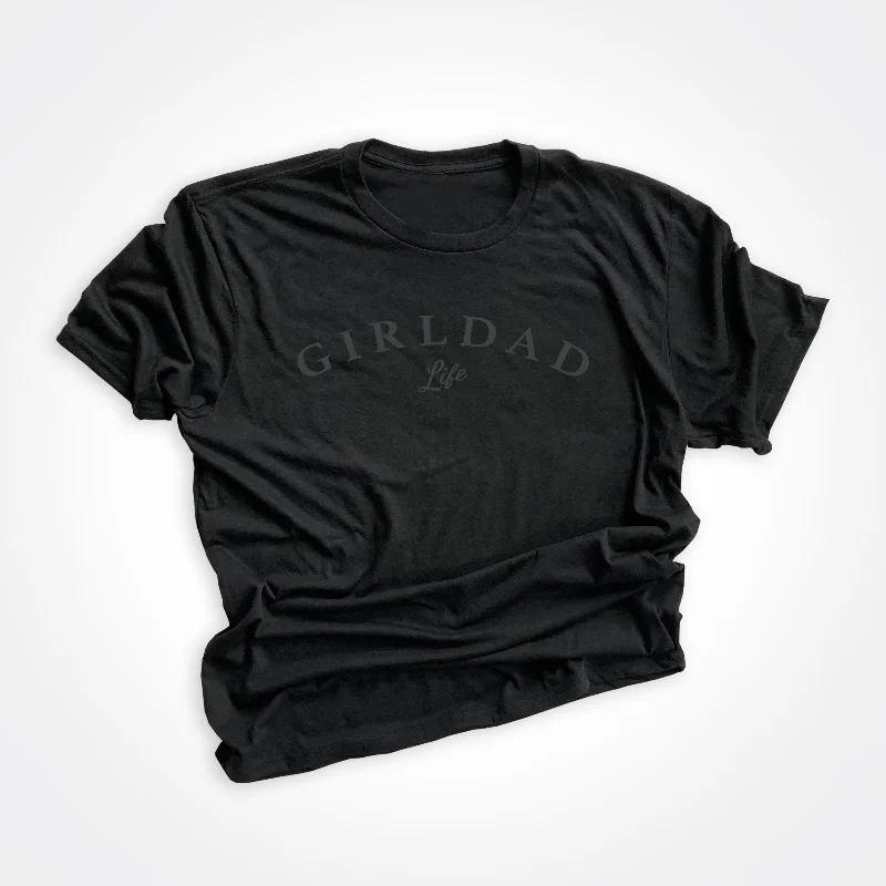 Girldad® Life Military Black Tee