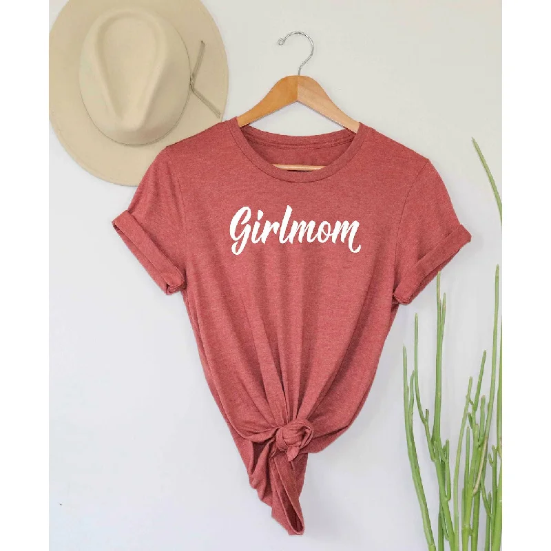 Girlmom Script Heather Clay Tee