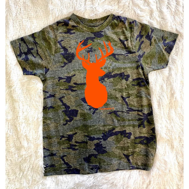 Green Camo Buck Toddler/Youth Tee