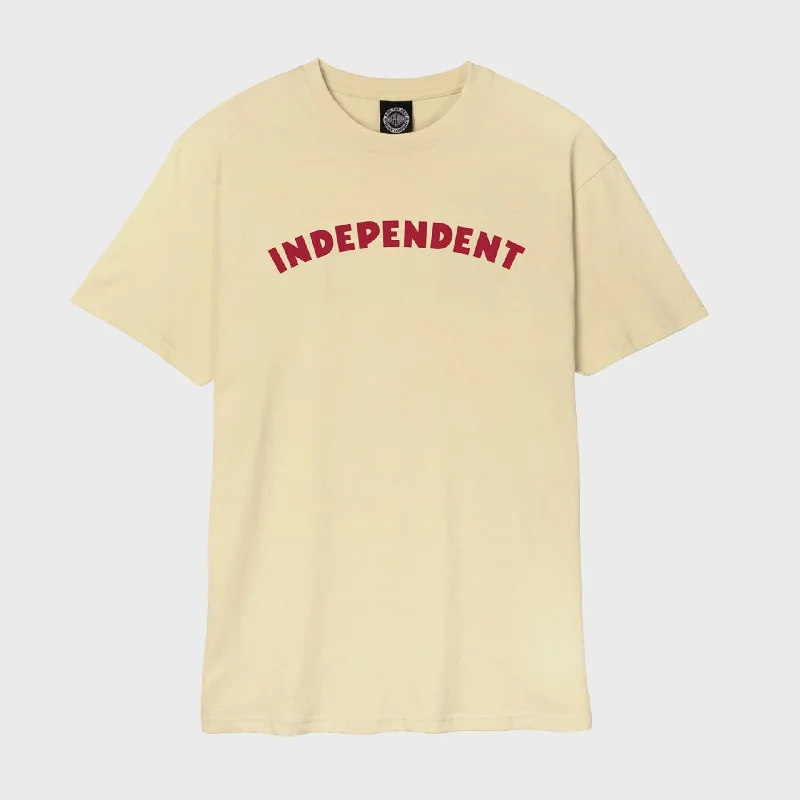 Independent Mens Brigade T-Shirt - Sand