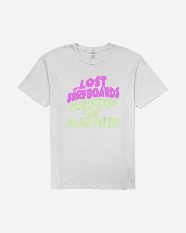 Lost Mens Masters of Mayhem T-Shirt - White