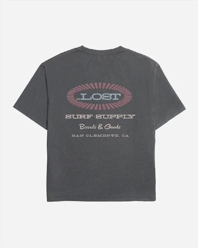 Lost Mens Surf Supply T-Shirt - Vintage Black