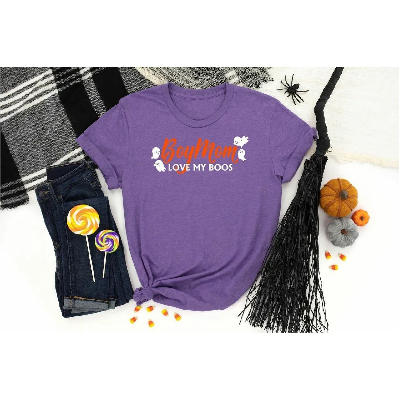 Love My Boos Purple Plural Boymom Tee