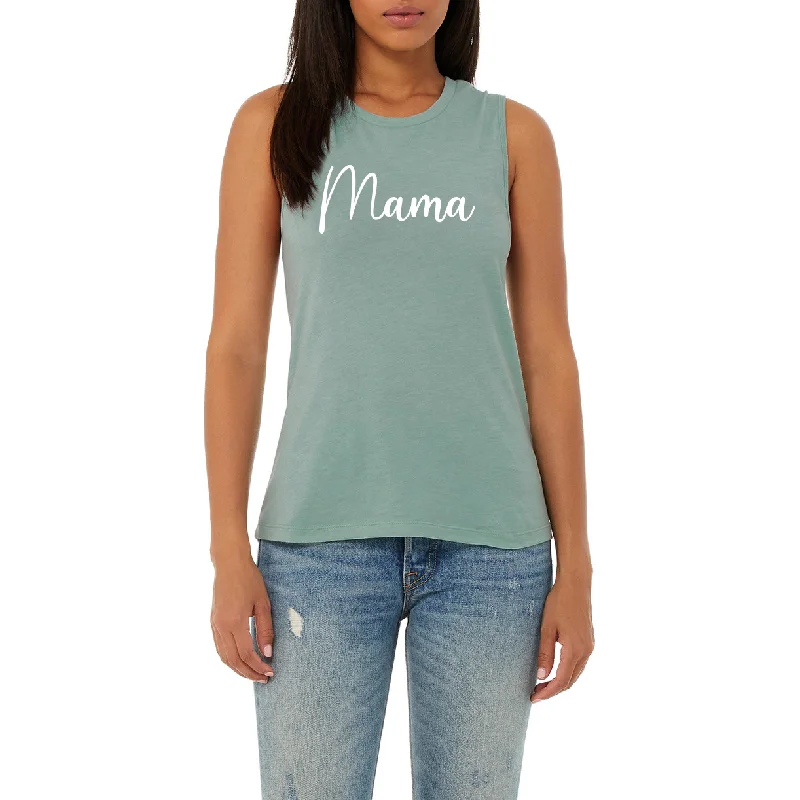 Mama Sage Blue Tank