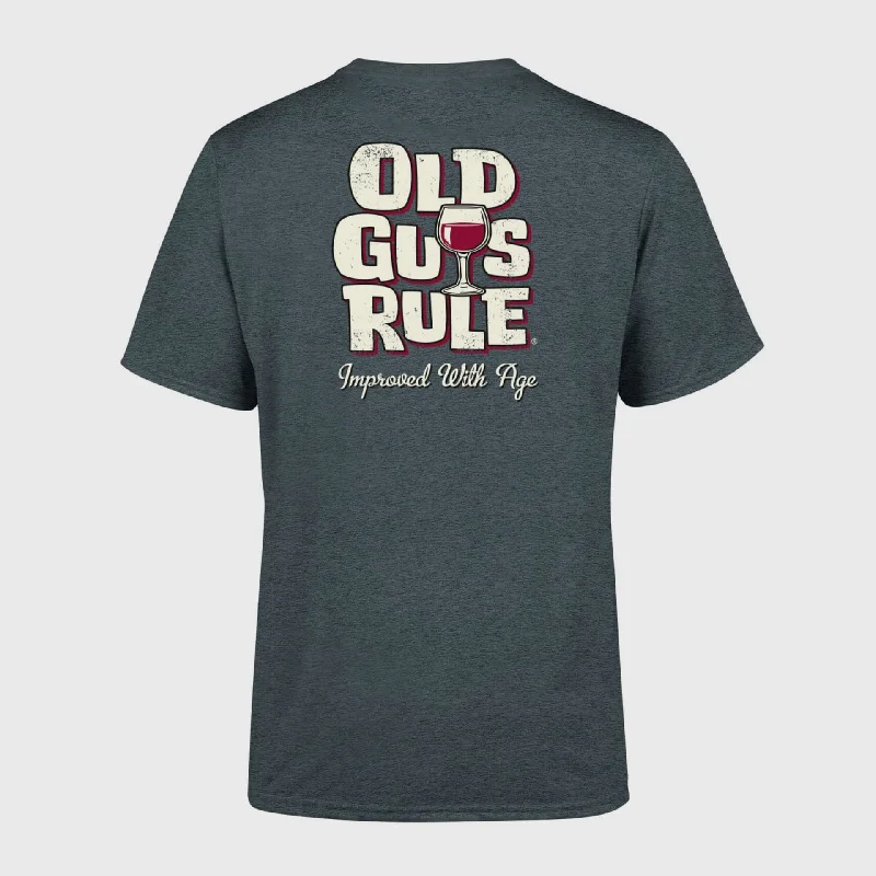 Old Guys Rule 'Improved with Age III' T-Shirt - Dark Heather