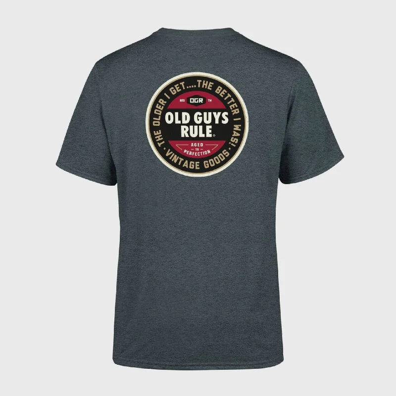 Old Guys Rule 'Natural Traction II' T-Shirt - Dark Heather