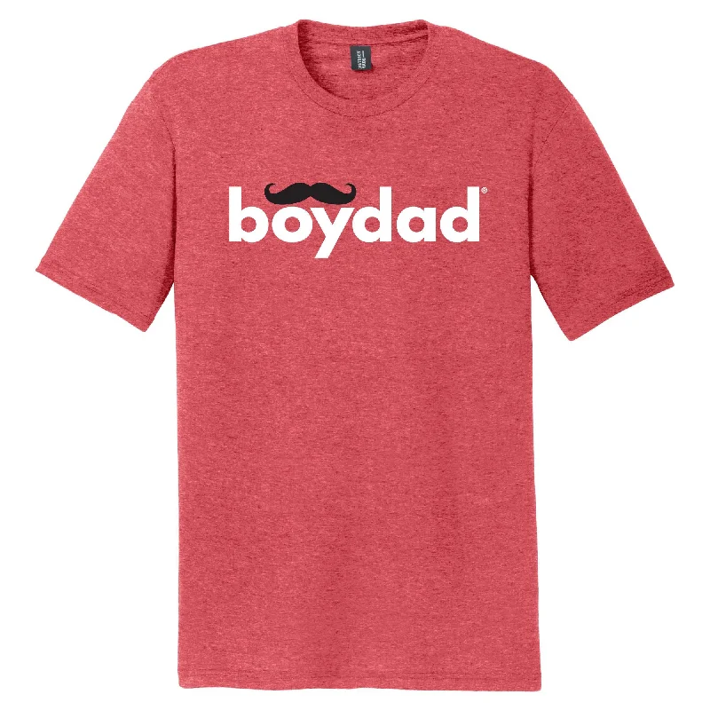 Original Boydad® Mustache Red Crew Tee