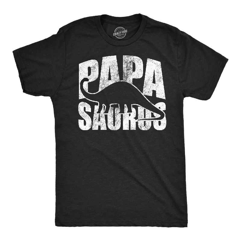 Papasaurus Silhouette Men's T Shirt