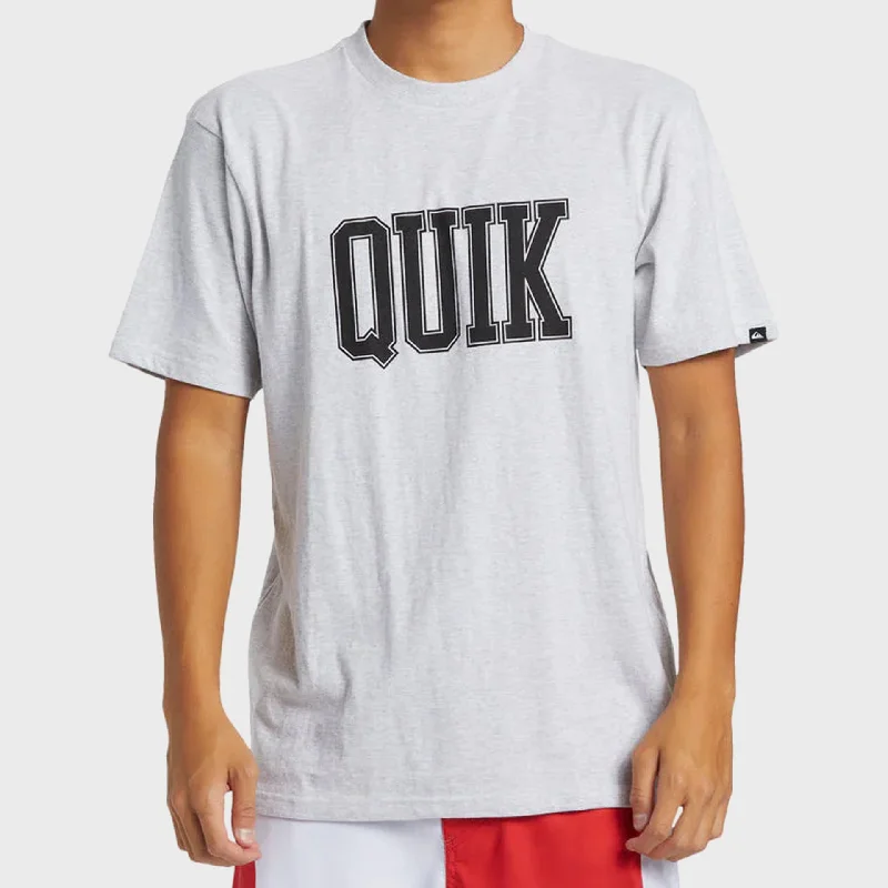 Quiksilver Mens Griff Quik T-Shirt - Snow Heather