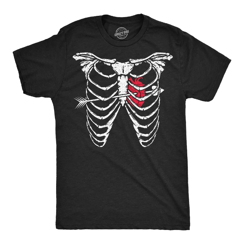 Ribcage Arrow Heart Men's T Shirt