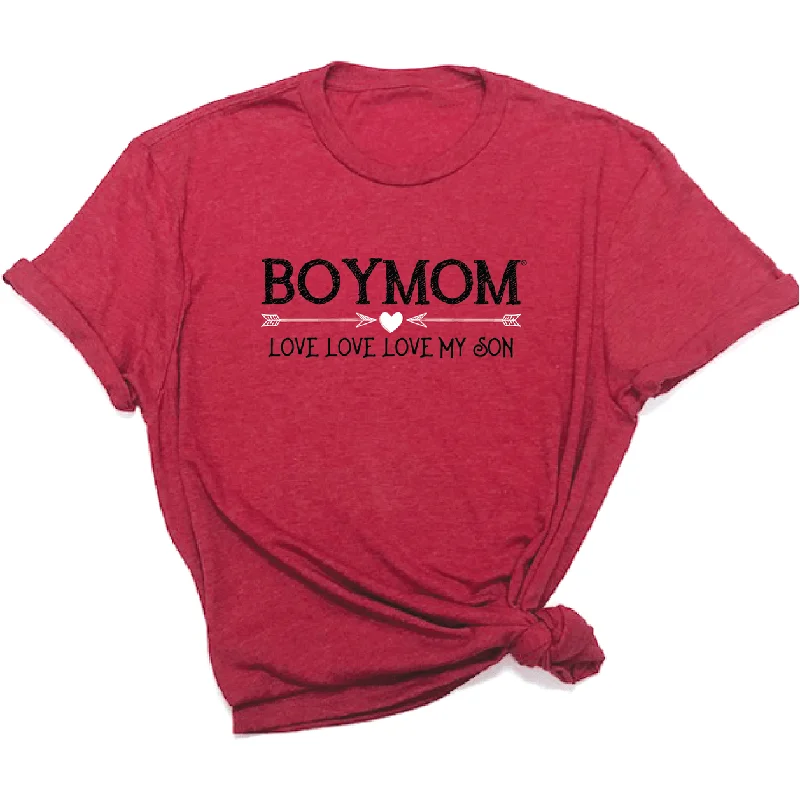 SINGULAR Love My SON - Heather RED Tee