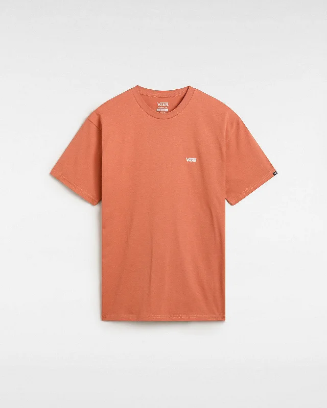 Vans Mens Left Chest Logo T-Shirt - Auburn