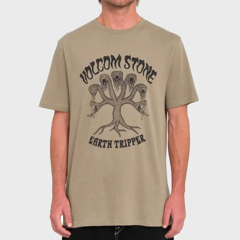 Volcom Mens Feeding Tree T-Shirt - Teak