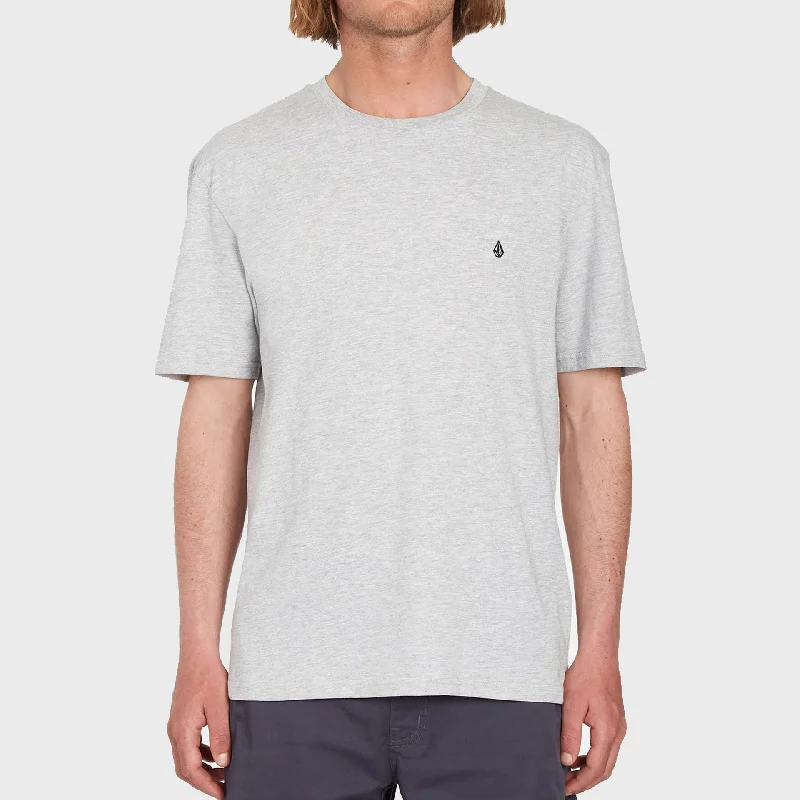 Volcom Mens Stone Blanks T-Shirt - Heather Grey