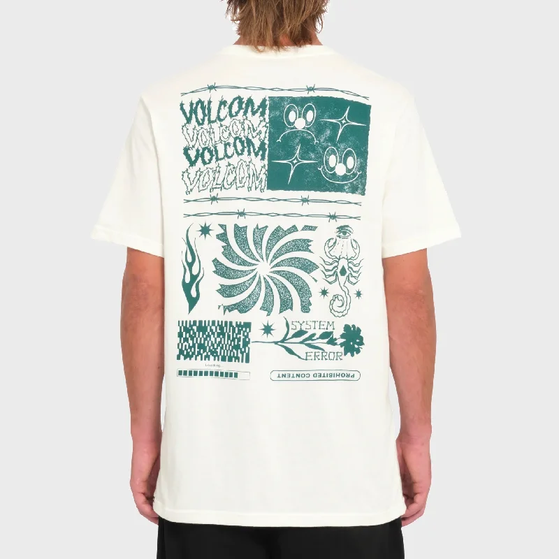 Volcom Mens System Error T-Shirt - Off White