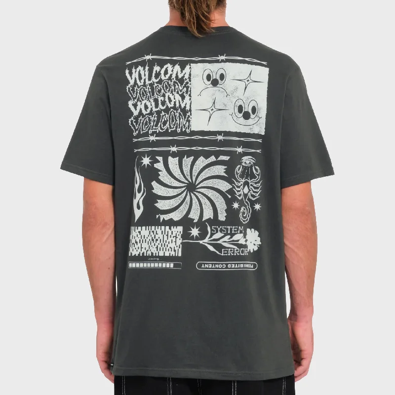 Volcom Mens System Error T-Shirt - Stealth