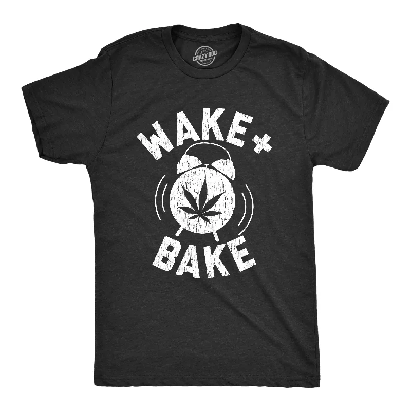 Wake And Bake Alarm Clock Men's T Shirt