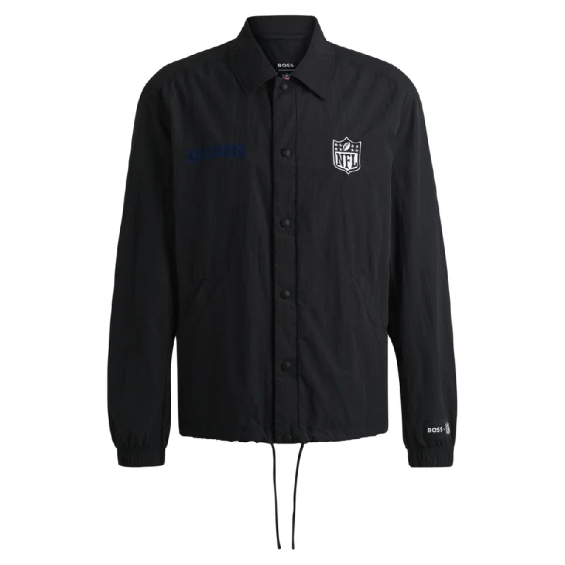 BOSS x NFL water-repellent jacket with embroidered branding