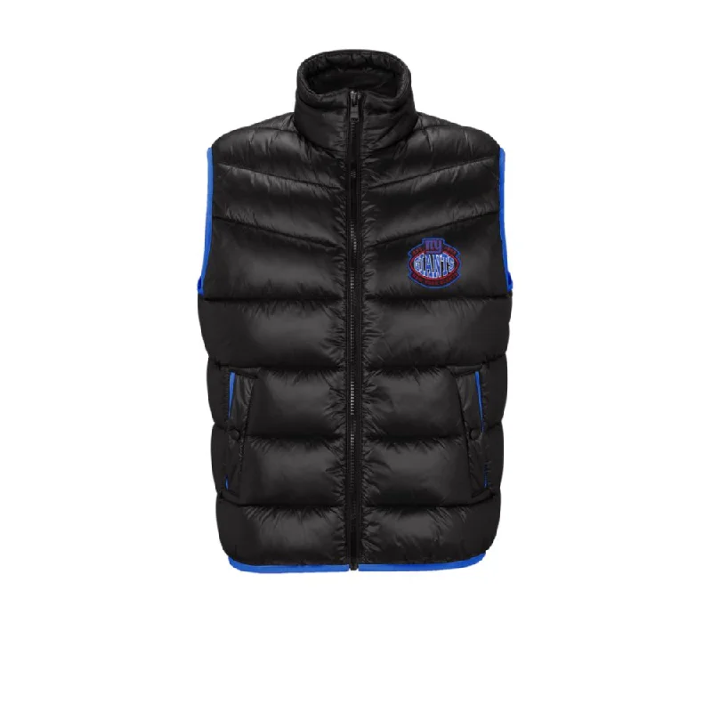 BOSS x NFL water-repellent padded gilet with collaborative branding