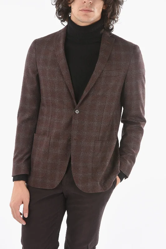 Corneliani CC COLLECTION Blazer Windowpane Check