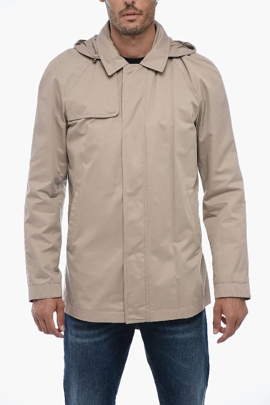 Corneliani ID Lightweight Jacket with Concealed Closure