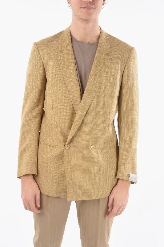 Corneliani Jetted Pocket VOGUE Double-Breasted Blazer