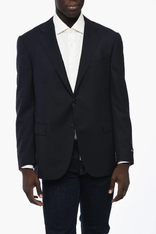 Corneliani Single Breasted ACADEMY Blazer With Flap Pockets