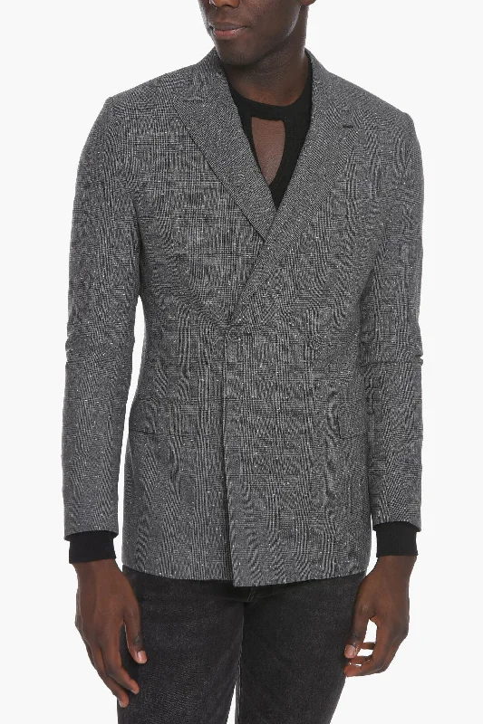 Dior District Check Double Breasted Blazer