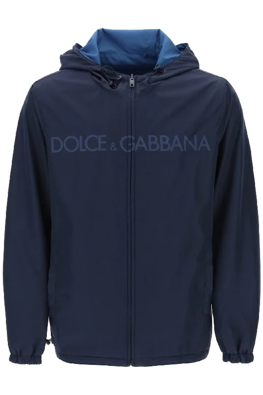 Dolce & Gabbana Men's Reversible Windbreaker Jacket